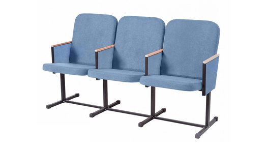 Кресло для актовых и конференц залов Рим 2М мод.КМ5/1 - вид 1